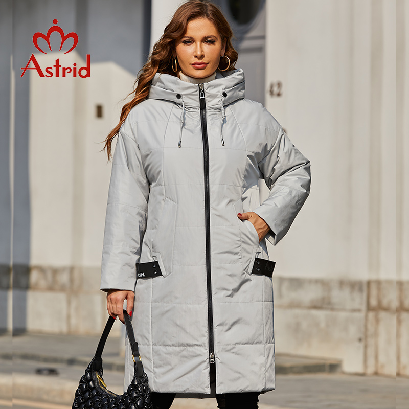 Women'S Fashion Long Coat - Astrid-파카 롱 후드 다운 코트 자켓