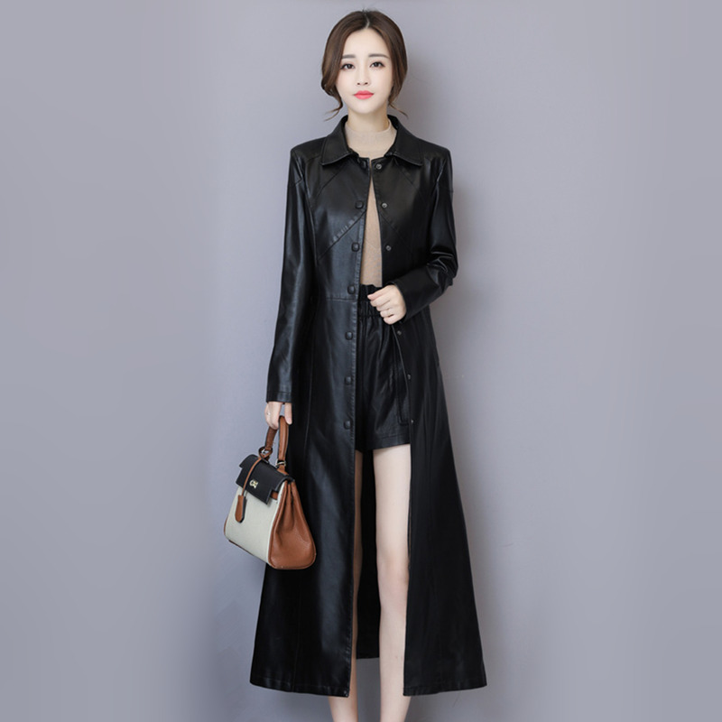 Women'S Fashion Leather Jacket - 새로운 여성 양가죽 코트 가을 겨울