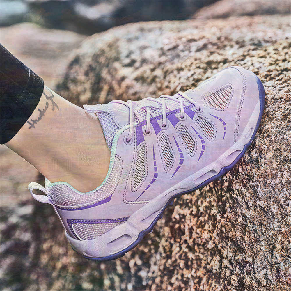 Women'S Fashion Hiking Boots - Sumer 라운드 팁 실버 스니커즈 테니스