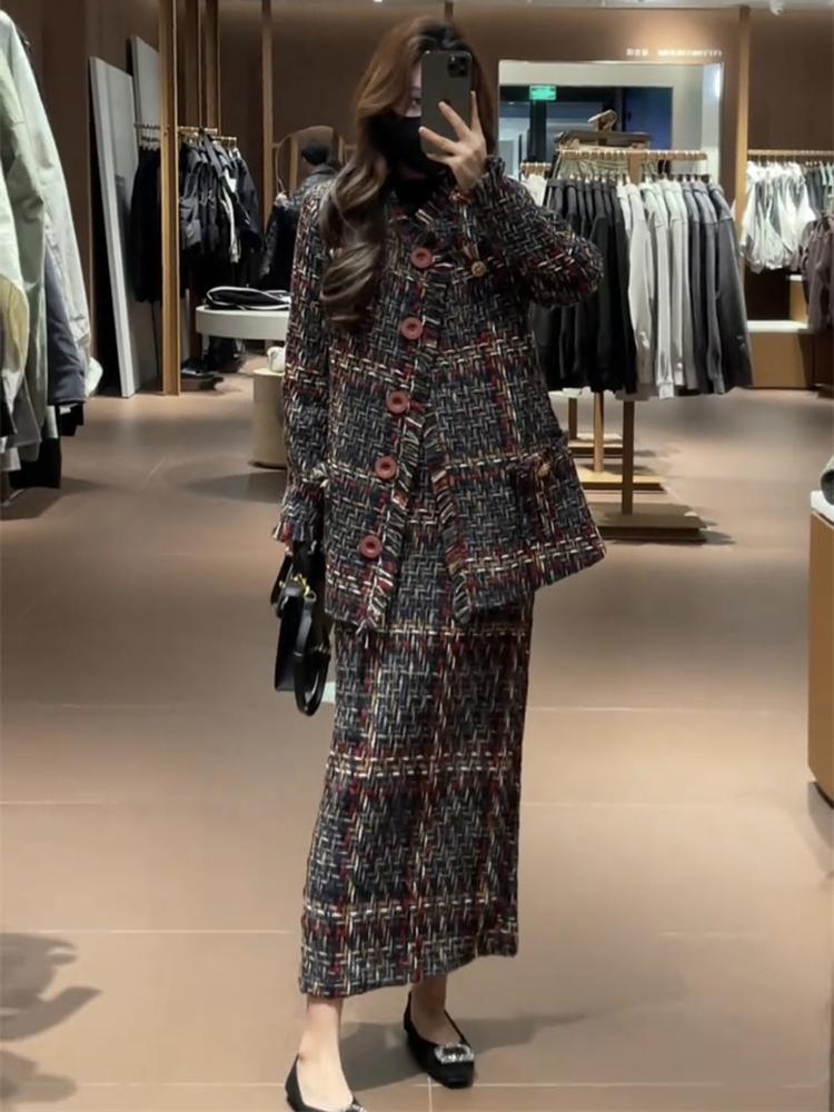 Women'S Fashion Long Coat - 겨울 신상 여성 패션 고급스러운 분위기의