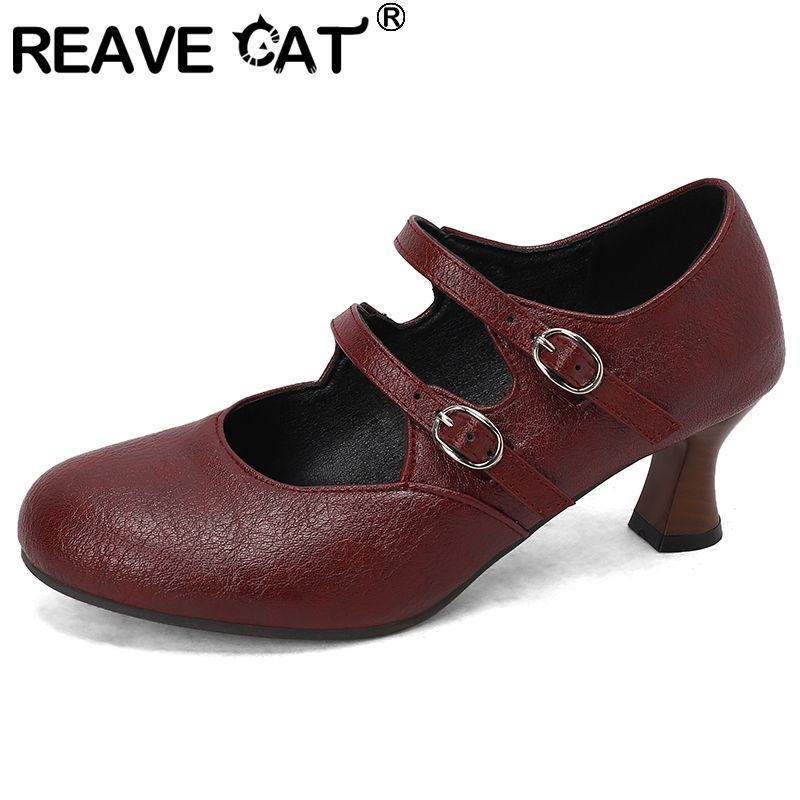 Xxl Women Fashion - REAVE CAT 브랜드 숙녀 펌프스, 라운드