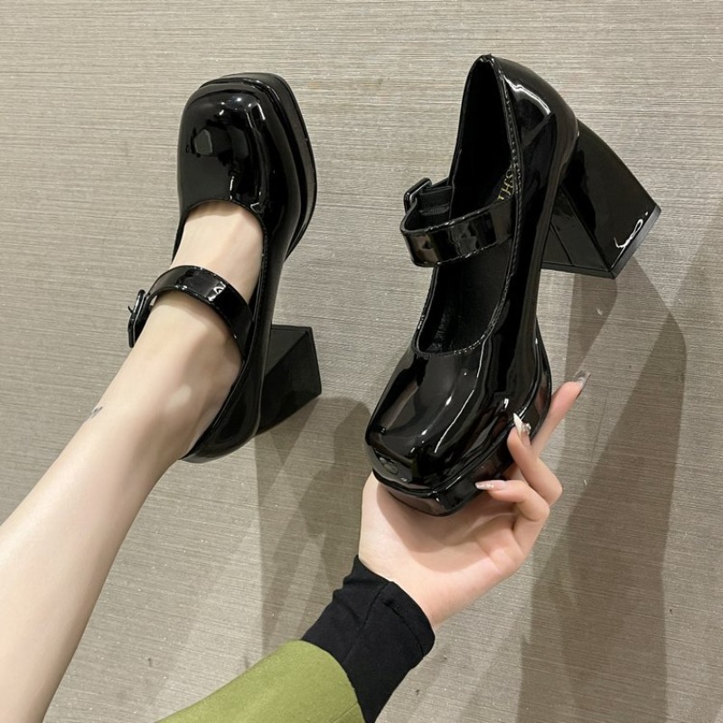 Xxl Women Fashion - 레이디 메리 제인 슈즈, 스퀘어 토