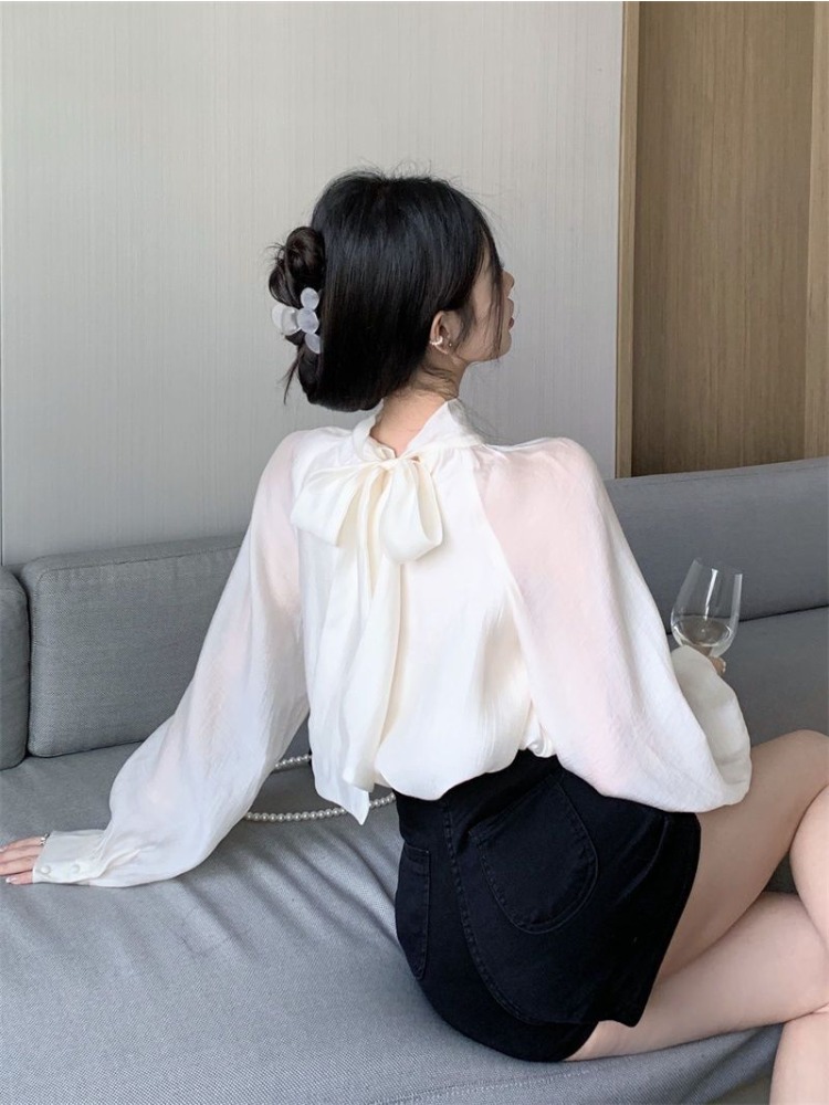2026 봄 가을 프랑스 스타일 타이 보우 긴팔 셔츠  - Women'S Fashion Trends 2026 Spring Summer 리뷰 및 가격