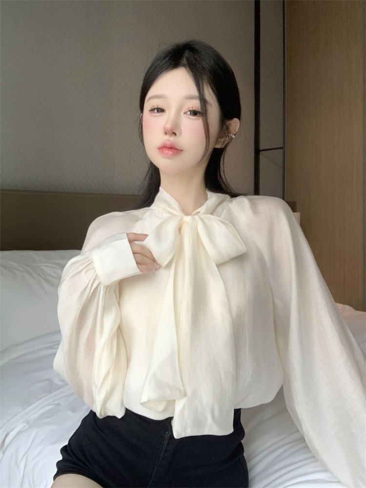 2026 봄 가을 프랑스 스타일 타이 보우 긴팔 셔츠  - Women'S Fashion Trends 2026 Spring Summer 리뷰 및 가격