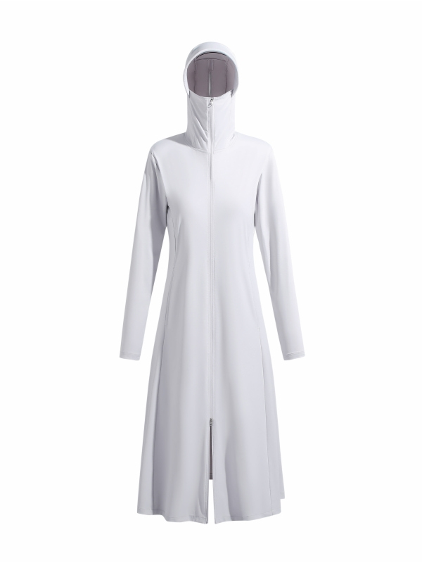 긴 경량 느슨한 얼음 실크 자외선 차단 의류 남성 여성 - Women'S Fashion Long Coat 리뷰 및 가격