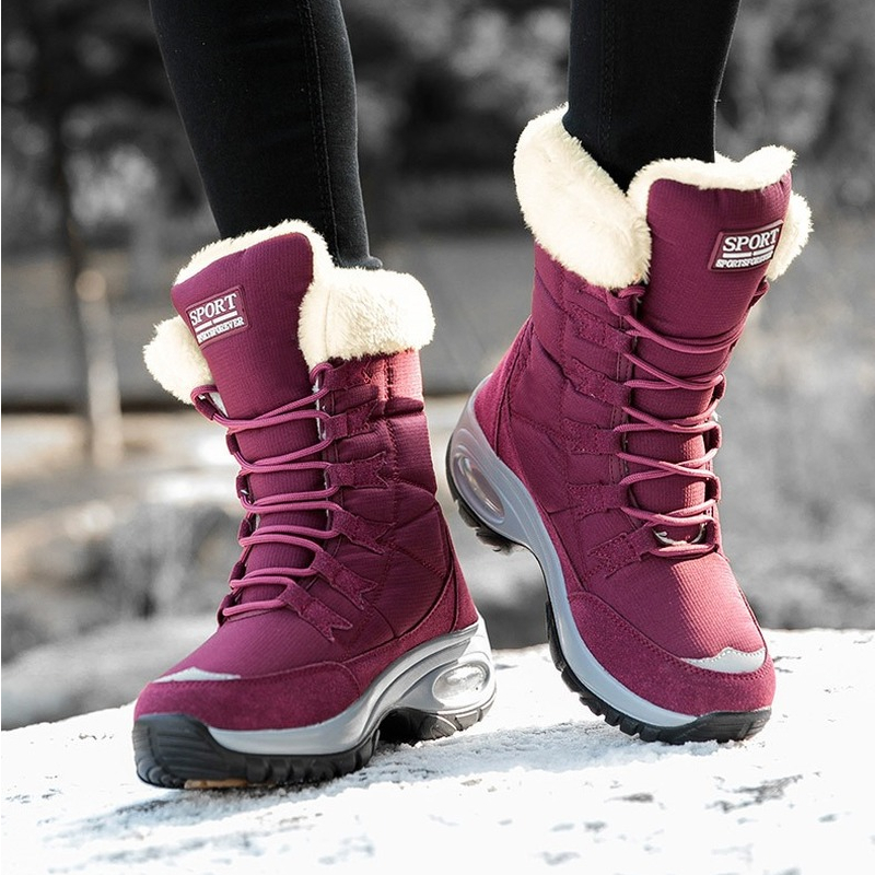 고급 여성용 스노우 부츠 패션 플러시 따뜻한 겨울 부츠 - Women'S Fashion Hiking Boots 리뷰 및 가격