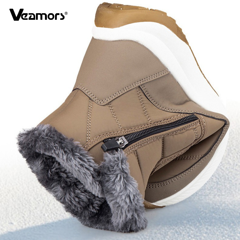 패션 여성 스노우 부츠 하이탑 겨울 면화 신발 플러시  - Women'S Fashion Hiking Boots 리뷰 및 가격