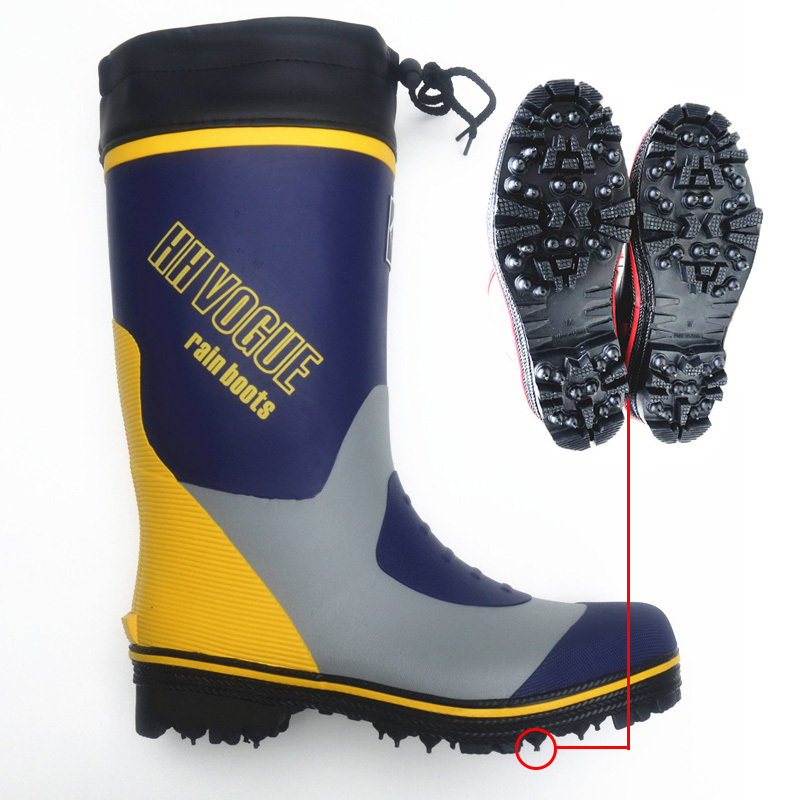 패션 방수 낚시 부츠, 강철 스파이크 단독 고무 장화, - Women'S Fashion Hiking Boots 리뷰 및 가격