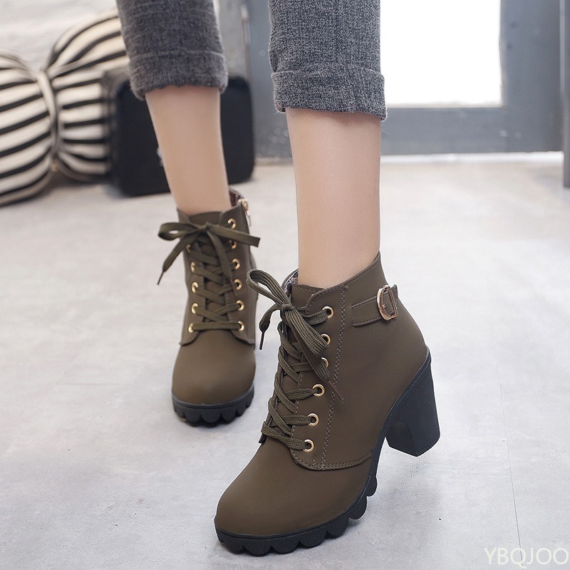 새로운 봄 겨울 유행 다목적 여성 부츠 레이스 업 유행 - Women Fashion Trend 2025 리뷰 및 가격