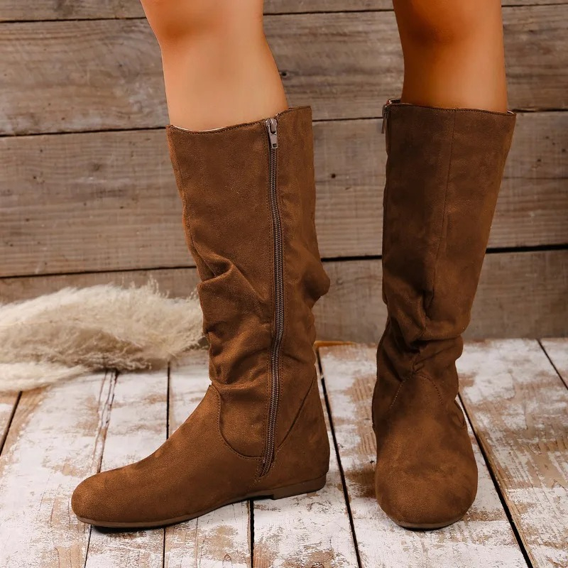 2025 겨울 신상 패셔너블 사이드 지퍼 롱부츠 레트로 - Women'S Fashion Boots 2025 리뷰 및 가격