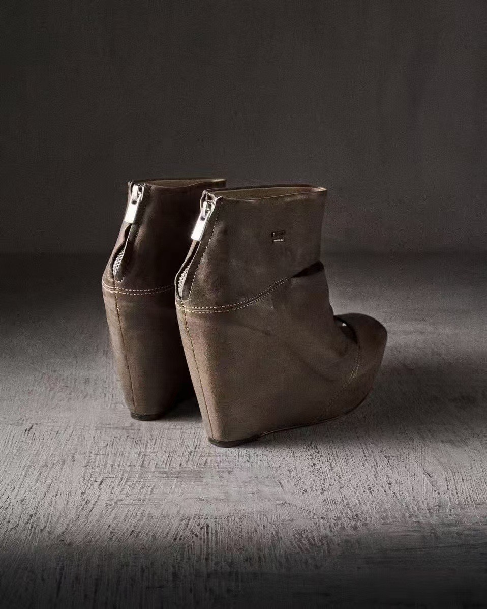 여름 신상 여성 빈티지 그레이 디스트레스 가죽 컷아웃  - Women'S Fashion Boots 리뷰 및 가격