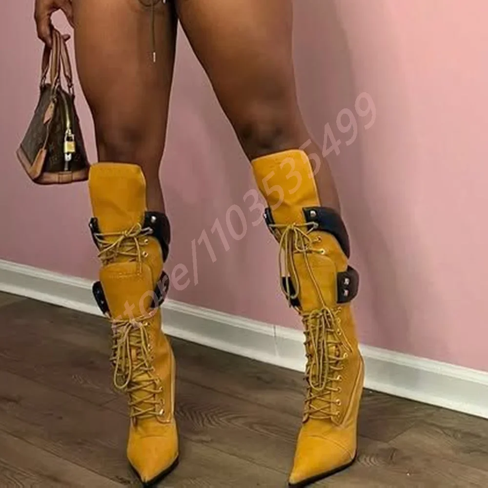 2025 섹시한 Catwalk 숙녀 스틸레토 부츠 새로 - Women'S Fashion Boots 2025 리뷰 및 가격