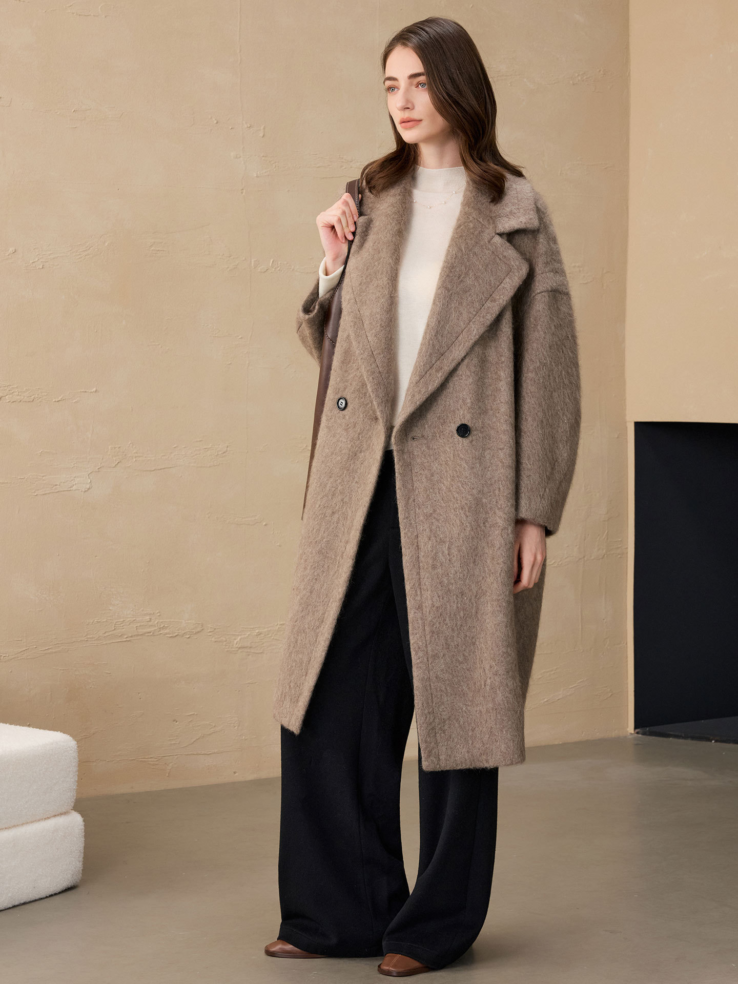 Allingentle 여성용 블레이저 울 패션 롱 재킷 - Women'S Fashion Long Coat 리뷰 및 가격