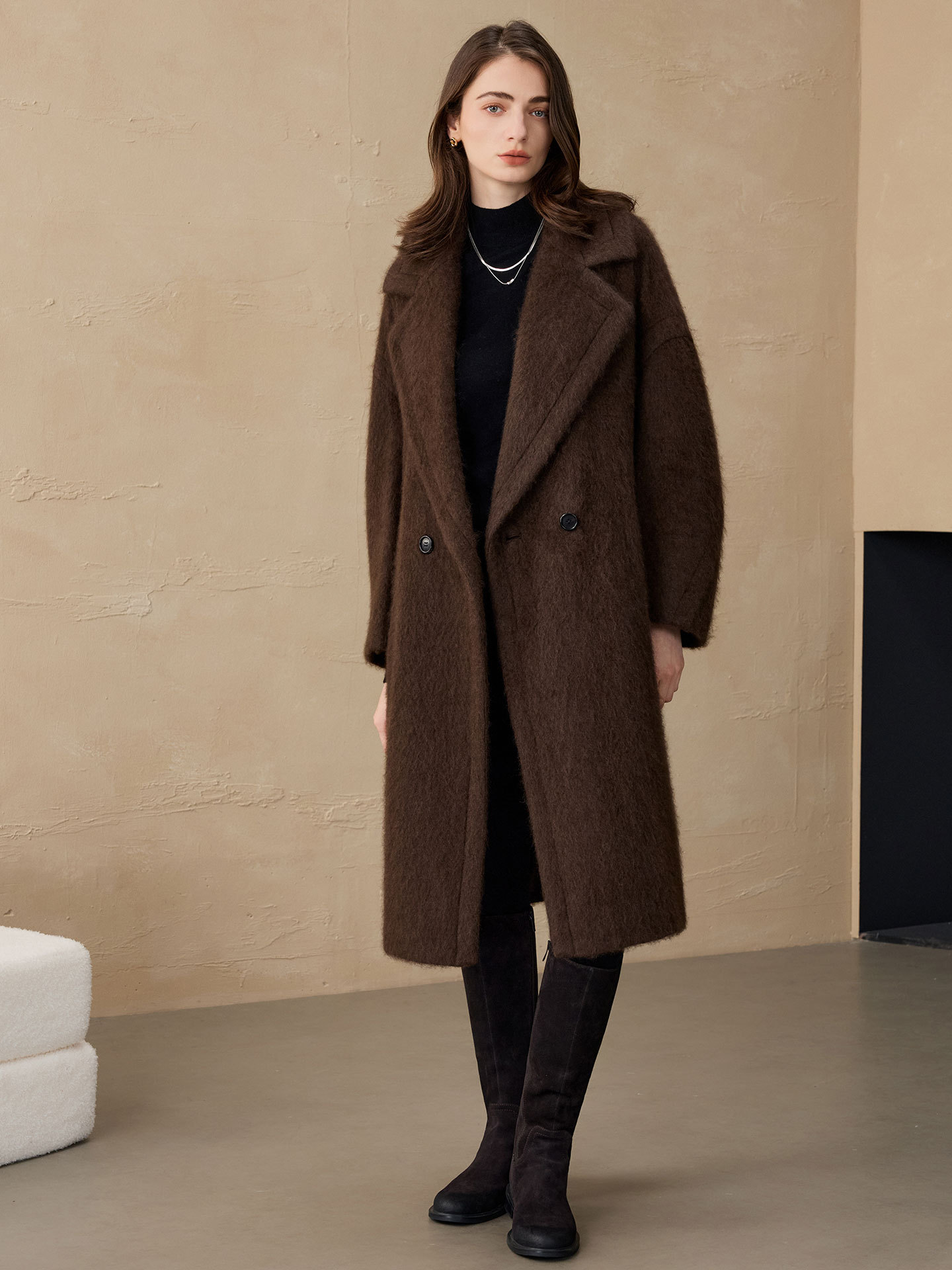 Allingentle 여성용 블레이저 울 패션 롱 재킷 - Women'S Fashion Long Coat 리뷰 및 가격