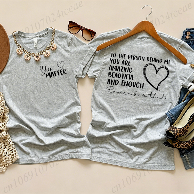 패션 여성 티셔츠 영감을 주는 명언 프린트 반팔 티셔츠 - Women Fashion Quotes 리뷰 및 가격