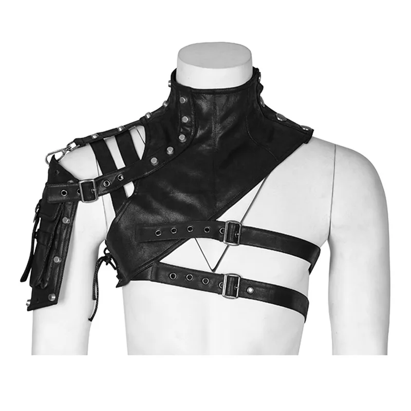 Steampunk 중세 가죽 갑옷 남성 여성을위한 주머 - Women'S Fashion Leather Jacket 리뷰 및 가격