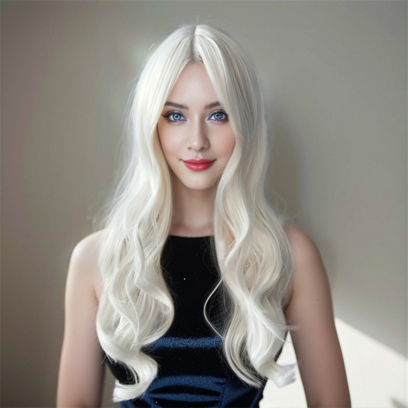 패션 헤어 익스텐션 합성 핑크 젊은 여성 가발 자연 통 - Xxl Women Fashion 리뷰 및 가격