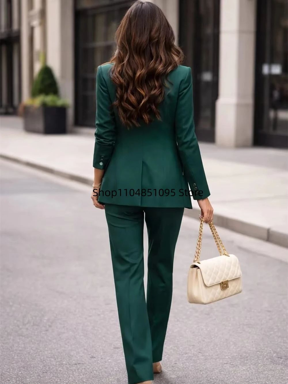 패션 봄 가을 정장 3피스 그린 의상 여성복 출퇴근복  - Women'S Fashion Long Coat 리뷰 및 가격