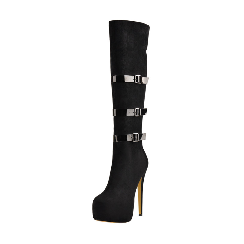 Onlymaker 여성용 하이힐 플랫폼 스틸레토 버클, - Women'S Fashion Boots 리뷰 및 가격