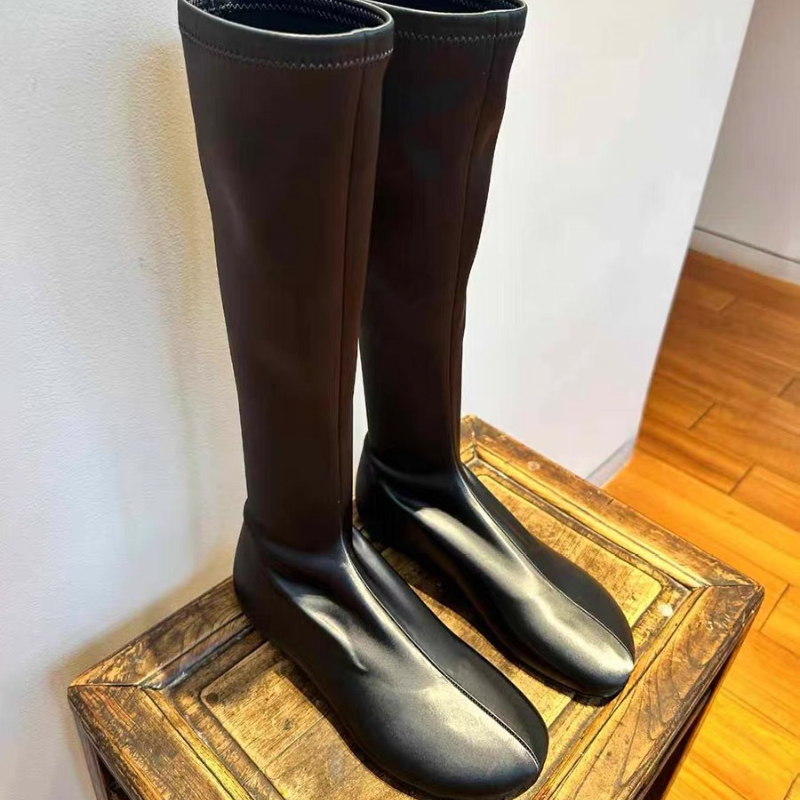 2025년 신상 여성 하이 부츠 플랫 가죽 신발 패션  - Women'S Fashion Boots 2025 리뷰 및 가격