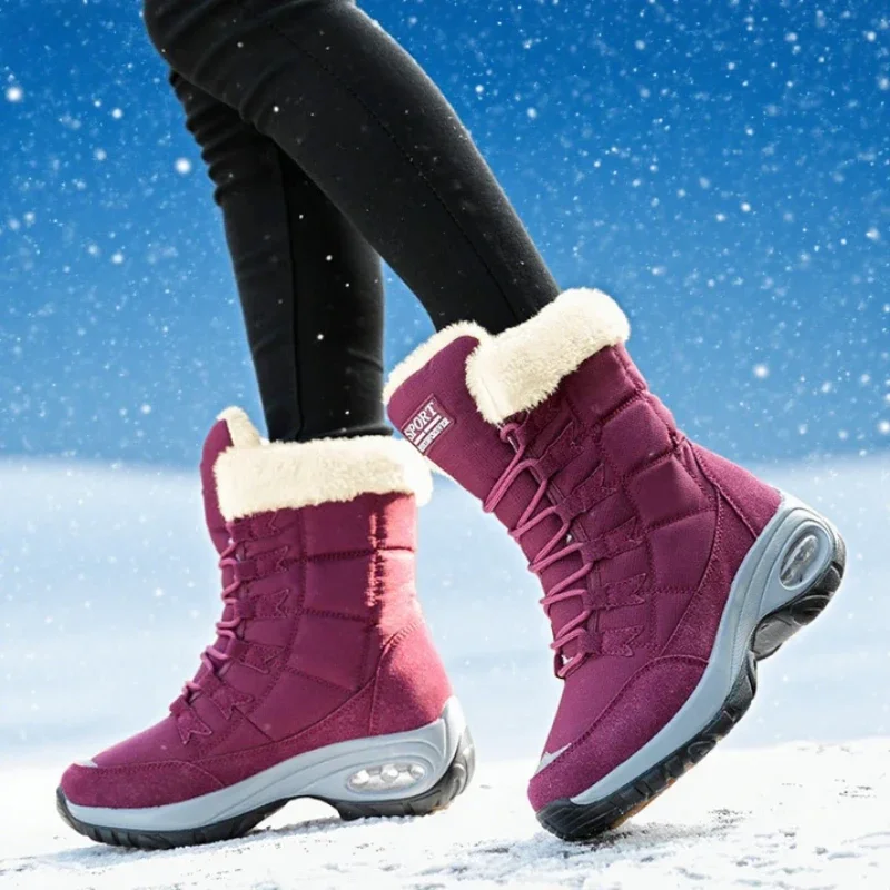 여성용 겨울 부츠 따뜻한 고품질 중간 길이 스노우 부츠 - Women'S Fashion Hiking Boots 리뷰 및 가격