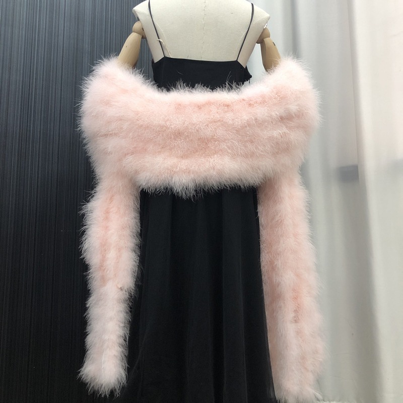 스카프 양면 100% 칠면조 깃털 술 스카프, 확장 케 - Women'S Fashion Layering 리뷰 및 가격