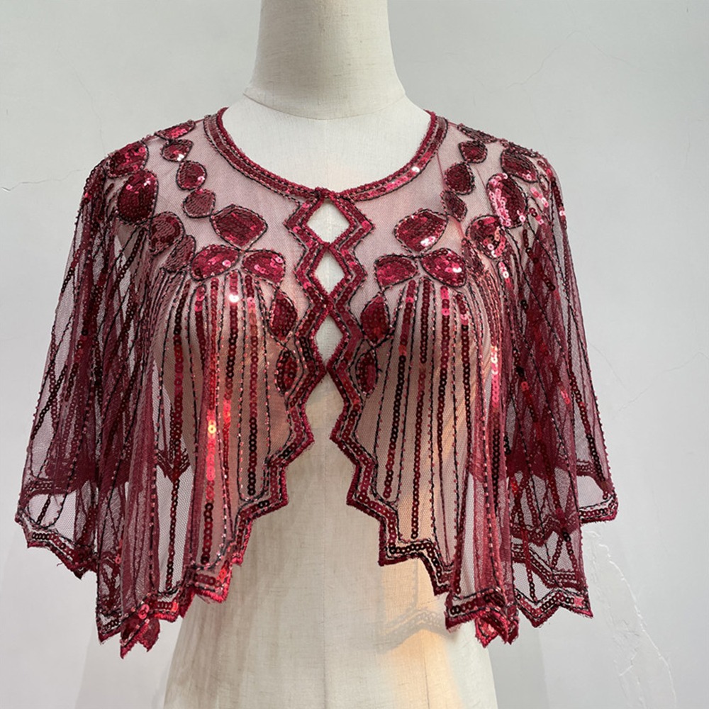 패션 1920년대 웨딩 파티 숄 플래퍼 숄 스팽글 데코 - Women'S Fashion In The 1920S 리뷰 및 가격
