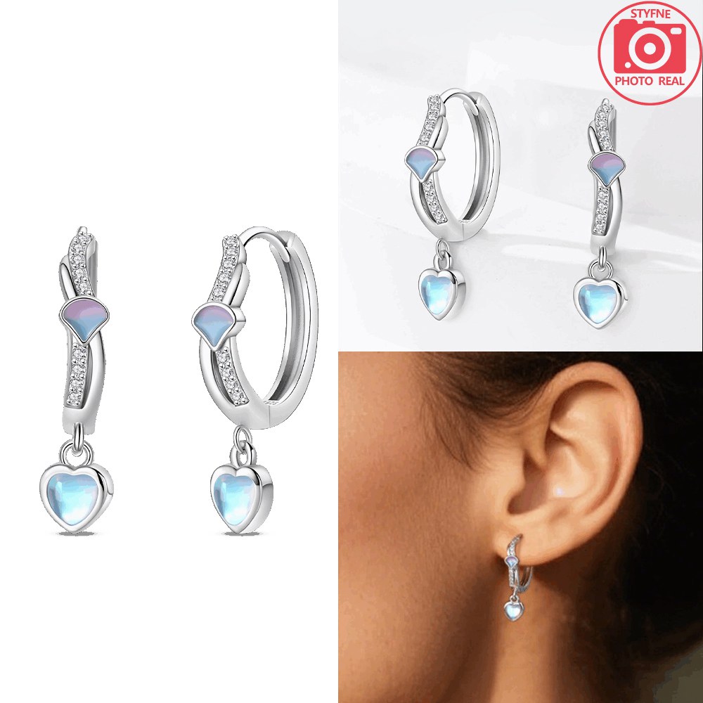 실버 색상 블루 불가사리 귀걸이 여성용 후프 귀걸이 패 - Women'S Fashion Website 리뷰 및 가격