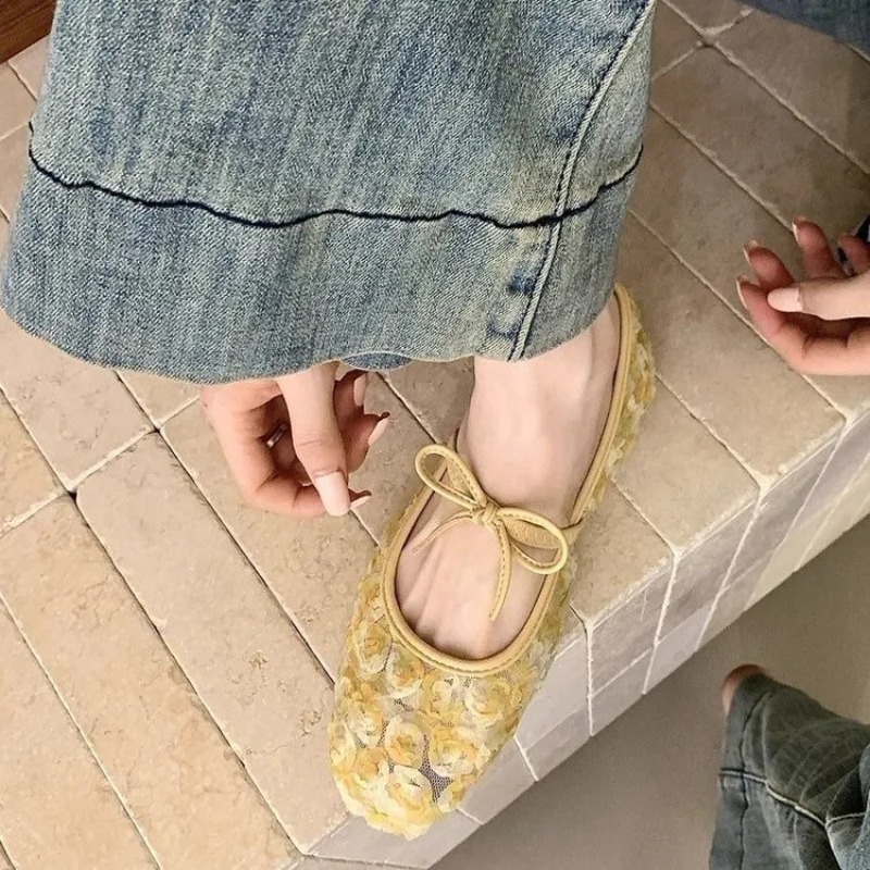 부드러운 뉴 차이니즈 로즈 메쉬 메리제인 슈즈 2026 - Women'S Fashion Spring Summer 2026 리뷰 및 가격