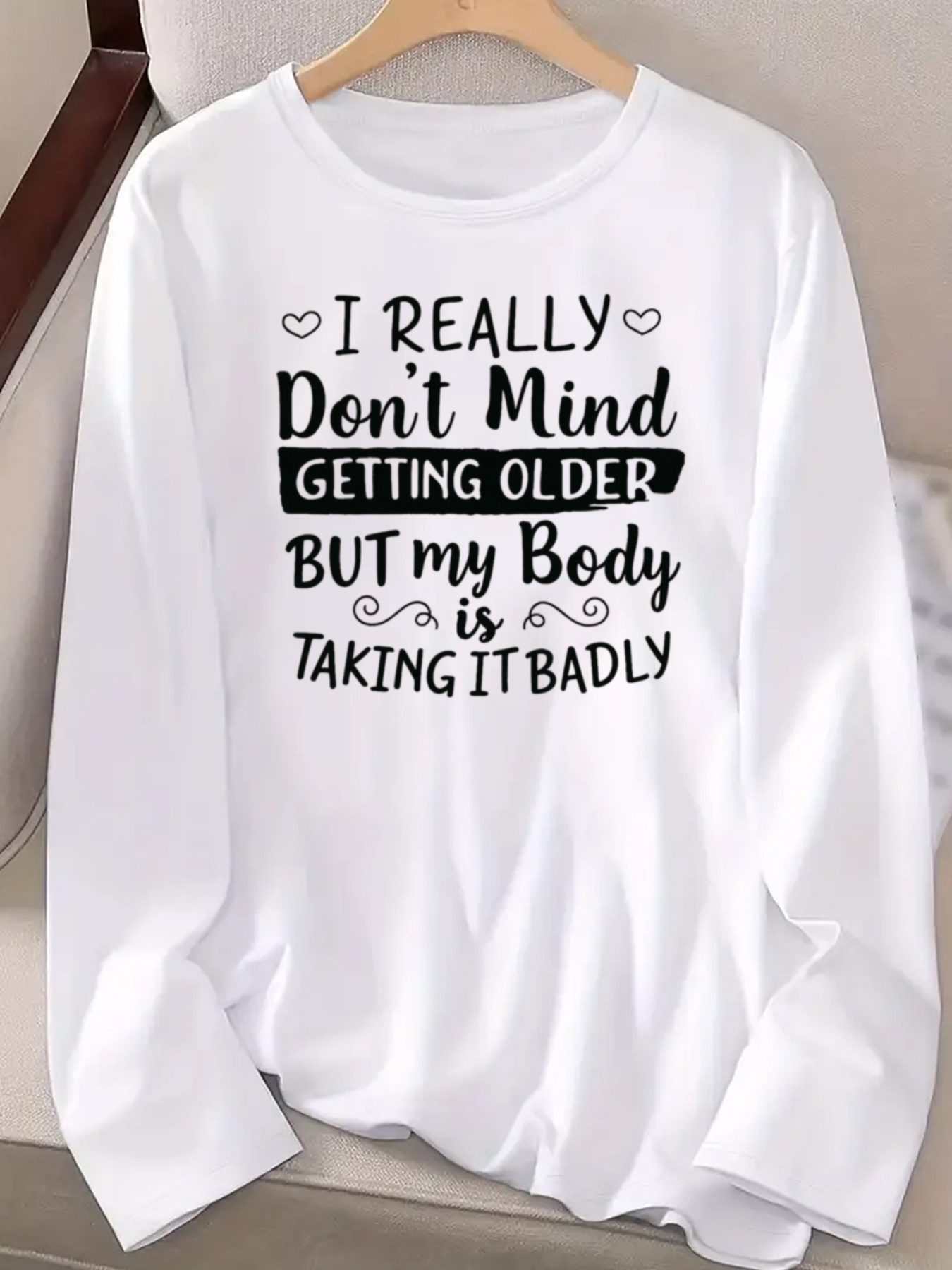 동기 부여 인용문 긴팔 티셔츠 세련된 스타일 여성 의류 - Women Fashion Quotes 리뷰 및 가격